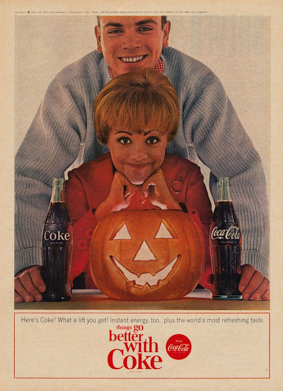 Coca-Cola Halloween poster from 1964