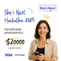 Visa pokreće prvi regionalni She’s Next Hackathon: Prijavi se i razvij svoju preduzetničku ideju uz podršku mentora i šansu za novčane nagrade