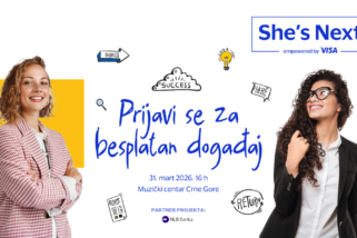She’s Next empowered by Visa 2026: Dan koji inspiriše preduzetnice u Crnoj Gori